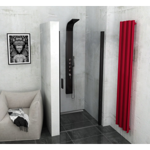 POLYSAN ZOOM LINE BLACK sprchové dveře 800, čiré sklo ZL1280B