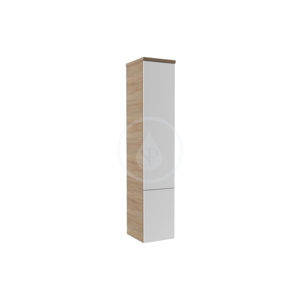 RAVAK Rosa II Závěsná skříňka, 350x305x1535 mm, bílá/lesklá bílá X000000927