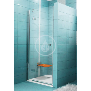 RAVAK SmartLine Sprchové dveře dvoudílné SMSD2-100 B-R, 999-1016 mm, pravé, chrom/čiré sklo 0SPABA00Z1