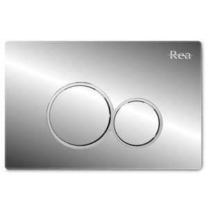 REA Tlačítko pro podomítkové moduly stříbrné REA-E5698