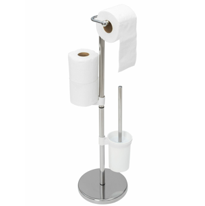 REA Stojan NO.392597 toaletního papíru a WC štětky chrom HOM-07589