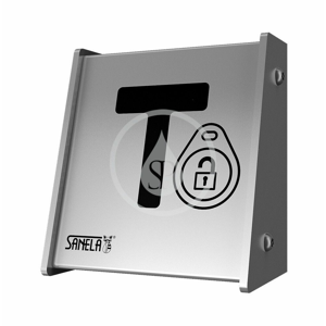 SANELA Automaty Nástěnný RFID spínač dveřního zámku, matný nerez SLZA 30A