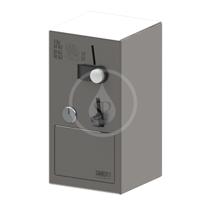 SANELA Nerezové příslušenství Mincovní automat pro jednu sprchu, přímé ovládání SLZA 03M