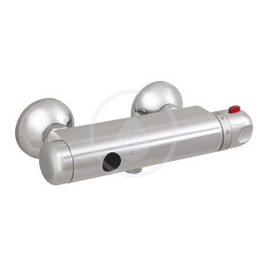 SANELA Senzorové sprchy Termostatická senzorová sprchová baterie se spodním vývodem pro bateriové napájení, chrom SLS 03SB