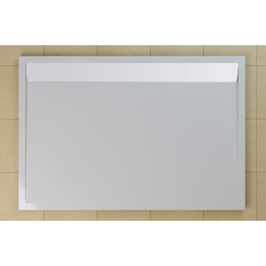 SanSwiss ILA sprchová vanička,obdélník 90x80x3 cm, bílá-kryt bílý, 900/800/30 WIA800900404