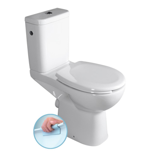 SAPHO HANDICAP WC kombi zvýšené, Rimless, zadní odpad, bílá K11-0221