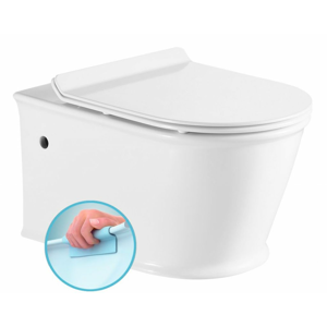 SAPHO GALIA závěsná WC mísa, Rimless, 37x54,5 cm, bílá PC081