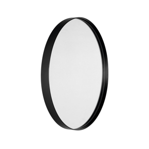 SAPHO ORBITER zrcadlo kulaté s páskem, ø 50cm, černá mat ORB050