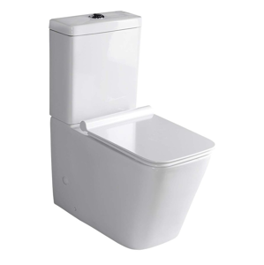 SAPHO PORTO WC kombi + Soft Close sedátko, spodní/zadní odpad, bílá PC102