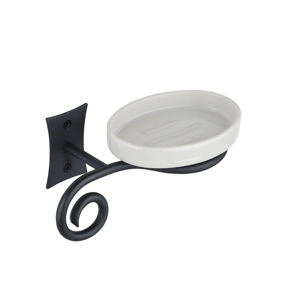 SAPHO REBECCA mýdlenka, černá/keramika CC002