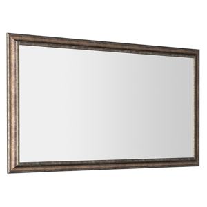 SAPHO ROMINA zrcadlo v dřevěném rámu 580x980mm, bronzová patina NL398