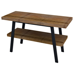 SAPHO TWIGA umyvadlový stolek 120x72x50 cm, černá mat/old wood VC453-120-8