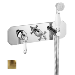 SAPHO VIENNA podomítková sprchová baterie s ruční sprchou, 2 výstupy, bronz VO142BR