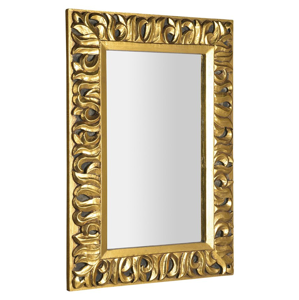SAPHO ZEEGRAS zrcadlo ve vyřezávaném rámu, 70x100cm, zlatá IN448