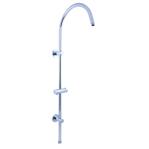 SLEZAK-RAV Sprchová tyč k bateriím s hlavovou a ruční sprchou, Barva: chrom MD0554L
