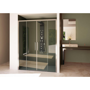 Sprchové dveře HOPA URBAN ESSENCE N2FS 115,5 120 cm, 200 cm, Ossidato matný hliník, Čiré bezpečnostní sklo 6 mm BEN20A1