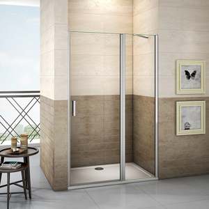 Sprchové dveře LUREN D5 100 jednokřídlé s pevnou stěnou 98-101 x 195 cm SE- LUREN D5 100