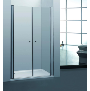 Sprchové dveře PURE D2 120 dvoukřídlé 116-121 x 190 cm neprůhledné sklo PURE D2 120FABRIC