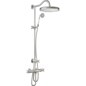 TRES Souprava termostatické sprchové baterie · Pevná sprcha O 310 mm. s kloubem. · Sprcha, prot 24219501AC