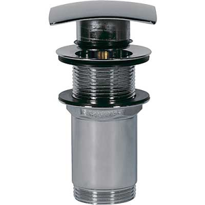TRES Umyvadlový ventil bez přepadu Čtvercová zátka 68x68 mm CLICK-CLACK 13434120
