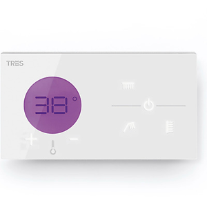 TRES Zapuštěné elektronické termostatické ovládání SHOWER TECHNOLOGY · Včetně elektronického o 09286398