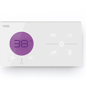 TRES Zapuštěné elektronické termostatické ovládání SHOWER TECHNOLOGY · Včetně elektronického o 09286499