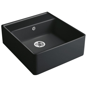 VILLEROY & BOCH Keramický dřez Single-bowl sink Ebony modulový 595 x 630 x 220 bez excentru 632061S5