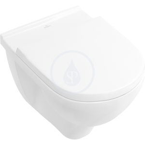 VILLEROY & BOCH O.novo Závěsné WC se sedátkem, 360x560 mm, bílá 5660H101