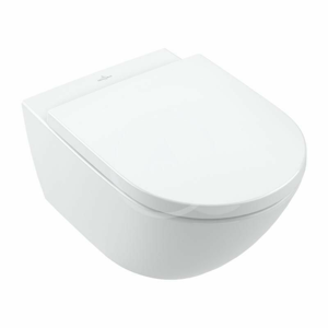 VILLEROY & BOCH Subway 3.0 Závěsné WC se sedátkem SoftClosing, TwistFlush, alpská bílá 4670TS01
