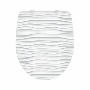 WC prkénko Duroplast Soft Close White Wave High Gloss 82584 | Eisl Sanitär wc_eis_white_wave_82584